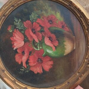 Poppies In A Vase, Original Art